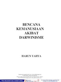 Image of Bencana Kemanusiaan Akibat Darwinisme